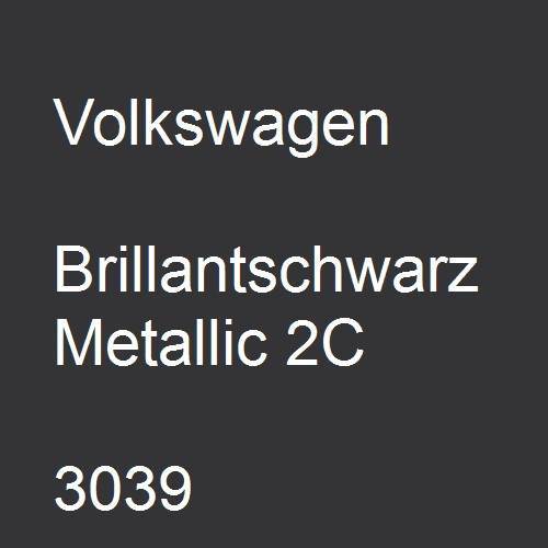 Volkswagen, Brillantschwarz Metallic 2C, 3039.